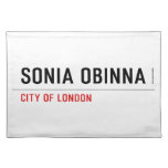 SONIA OBINNA  Placemats