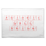 Periodic
 Table
 Writer  Placemats
