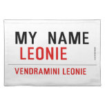 my  Name   Placemats