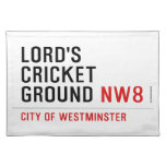 LORD'S CRICKET GROUND  Placemats