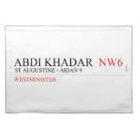 abdi khadar   Placemats
