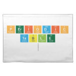 Periodic
 Table
   Placemats