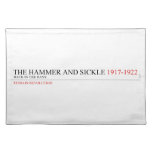 the hammer and sickle  Placemats