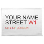 Your Name Street  Placemats