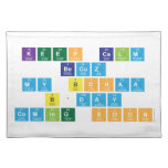 keep calm
 becuz
 my Bchaa
 b'day 
 coming soon  Placemats