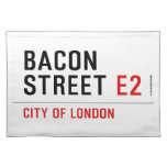 Bacon Street  Placemats