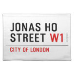 JONAS HO  STREET  Placemats