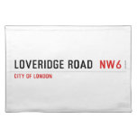 Loveridge Road   Placemats