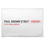 paul brown street   Placemats
