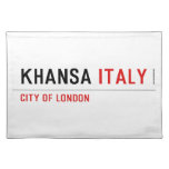 khansa  Placemats