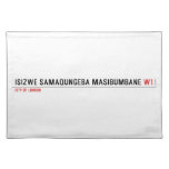 isizwe samaqungeba masibumbane  Placemats