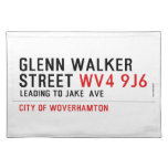 glenn walker street  Placemats