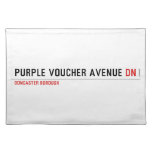 purple voucher avenue  Placemats