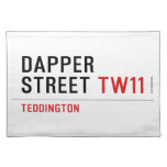 DAPPER Street  Placemats