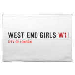 WEST END GIRLS  Placemats