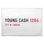 YOUNG CASH  Placemats