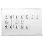 Periodic
 Table
 Writer  Placemats