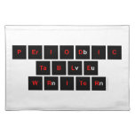 Periodic
 Table
 Writer  Placemats