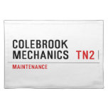 Colebrook Mechanics   Placemats
