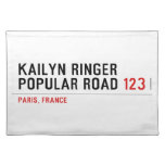 Kailyn ringer Popular road  Placemats