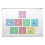 i
 love
 you  Placemats