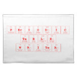 Periodic
 Table
 Writer  Placemats