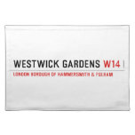 Westwick Gardens  Placemats
