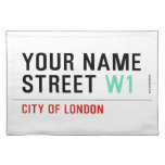 Your Name Street  Placemats