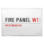 FIRE PANEL  Placemats