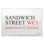 SANDWICH STREET  Placemats