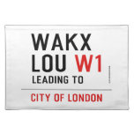 WAKX LOU  Placemats