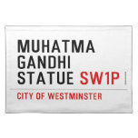 muhatma gandhi statue  Placemats