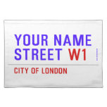 Your Name Street  Placemats