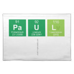 PAUL
   Placemats