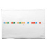 You are such a nerd br!
   Placemats