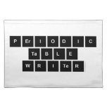 Periodic
 Table
 Writer  Placemats