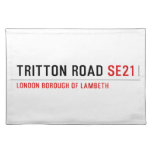 TRITTON ROAD  Placemats