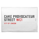 CAKE PROVOCATEUR  STREET  Placemats