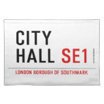 CITY HALL  Placemats