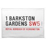 1 barkston gardens  Placemats