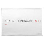 Khady denewade  Placemats