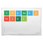 usaamah
 kriel
 
   Placemats