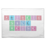Periodic
 Table
 Writer  Placemats