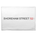 SHOREHAM STREET  Placemats