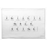 Periodic
 Table
 Writer  Placemats