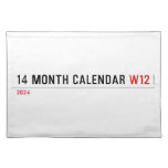 14 month calendar  Placemats