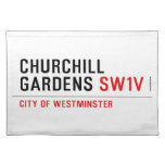 churchill gardens  Placemats