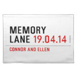MEMORY LANE  Placemats