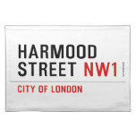 Harmood Street  Placemats