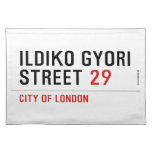 Ildiko Gyori Street  Placemats